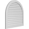 Ekena Millwork Round Top Surface Mount PVC Gable Vent: Non-Functional, w/ 3-1/2"W x 1"P Standard Frame, 42"W x 42"H GVPRT42X4201SN - alternate 5